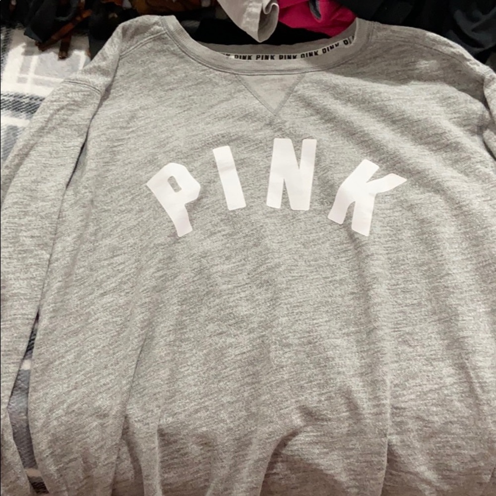 Grey PINK long sleeve